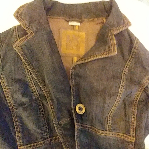 Michael Kors denim jacket size 10 - Picture 3 of 5